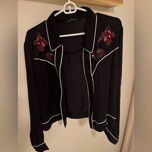 Vintage ZARA western top